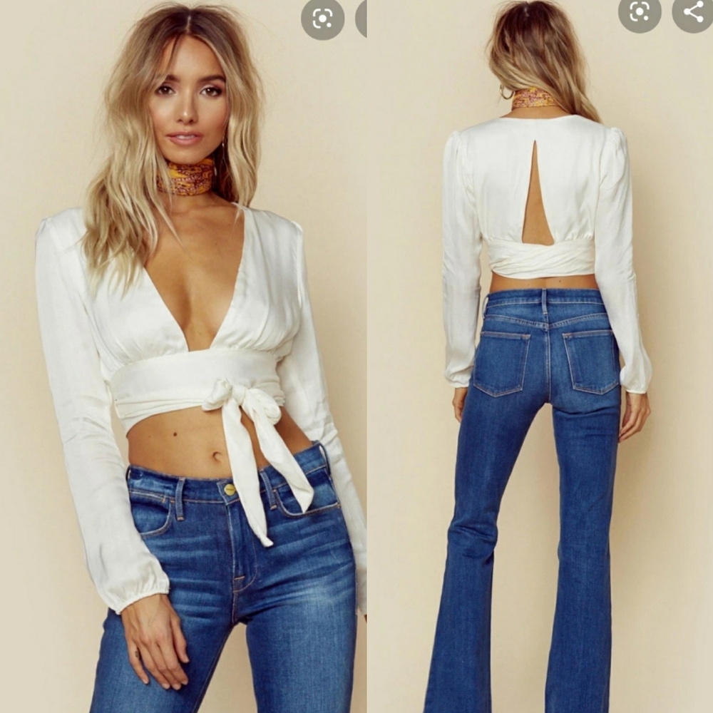 STILLWATER The Mila Wrap Top